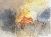 Joseph Mallord William Turner, Fire